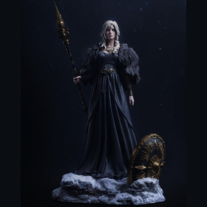 Valkyrie Warrior Resin Figure – 12K High Detail – Unpainted / Painted – Fantasy Collectible Kit