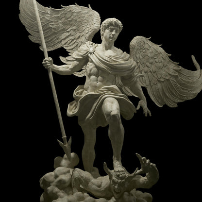 Archangel Michael 12K Resin Figure: Unpainted Mythology Model Kit