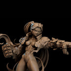 Steelheart Warrior Femme Fatale Figure: 12K Resin Fan Art Collectible (Unpainted & Unassembled)