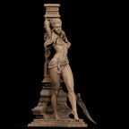 Sexy Femme Fatale Resin Statue – 12K High Detail – Unassembled / Painted GK Kit