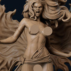 Eternal Flame Femme Resin Figure – 12K High Detail – Unassembled / Painted GK Kit