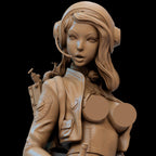 Retro PinUp - Resin 3D Print Detailed Figure - CA3D Fan ART - Femme Fatale Fantasy - Sexy NSFW Model - Unpainted & Unassembled GK Kit
