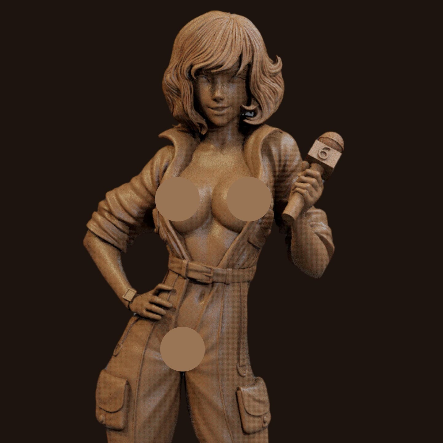 Channel Reporter 12K Resin Figure: NSFW Fantasy Model - Unpainted GK Kit