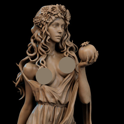 PERSEPHONE Sexy Mithology NSFW Model / Ca3d Fan Art Design / 12K Quality 3D Resin Print / Unassembled - Unpainted / High Detail Femme Fatale