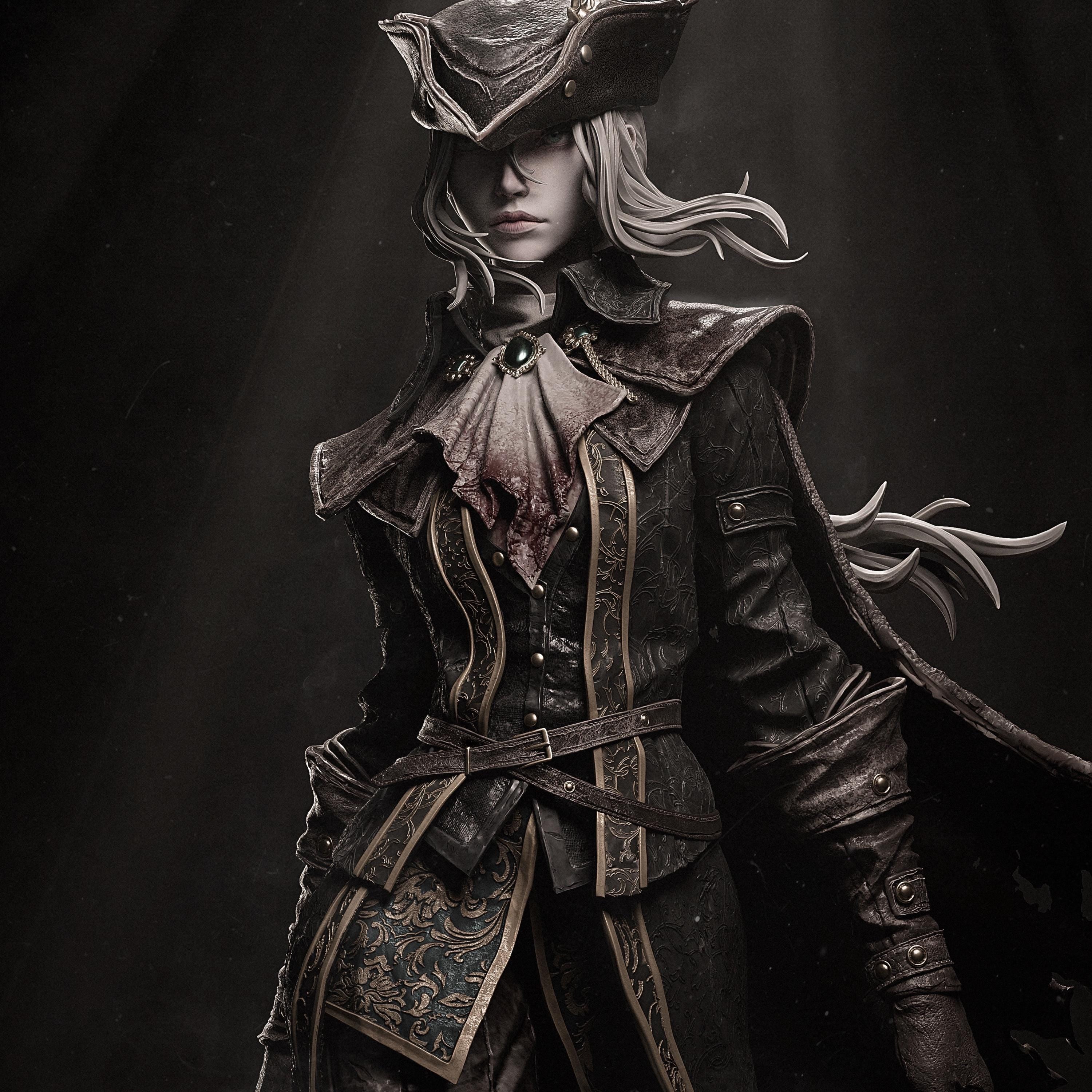 Nocturnal Huntress Resin Figure – 12K High Detail – Unassembled / Painted – Fantasy Warrior Statue