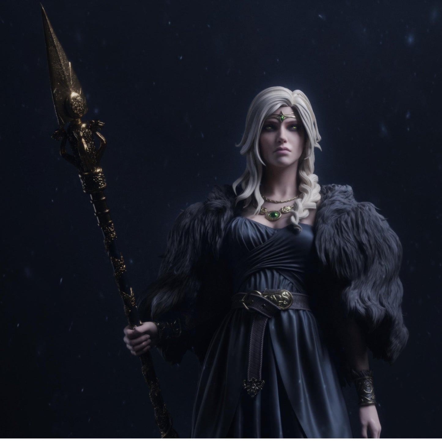 Valkyrie Warrior Resin Figure – 12K High Detail – Unpainted / Painted – Fantasy Collectible Kit