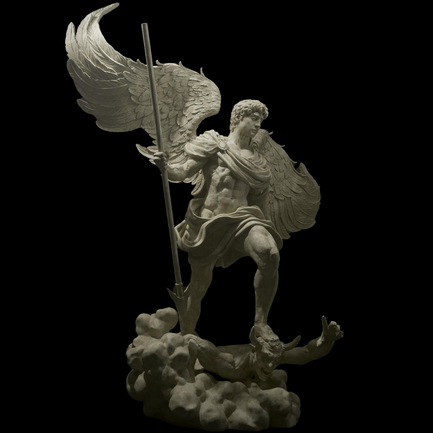 Archangel Michael 12K Resin Figure: Unpainted Mythology Model Kit