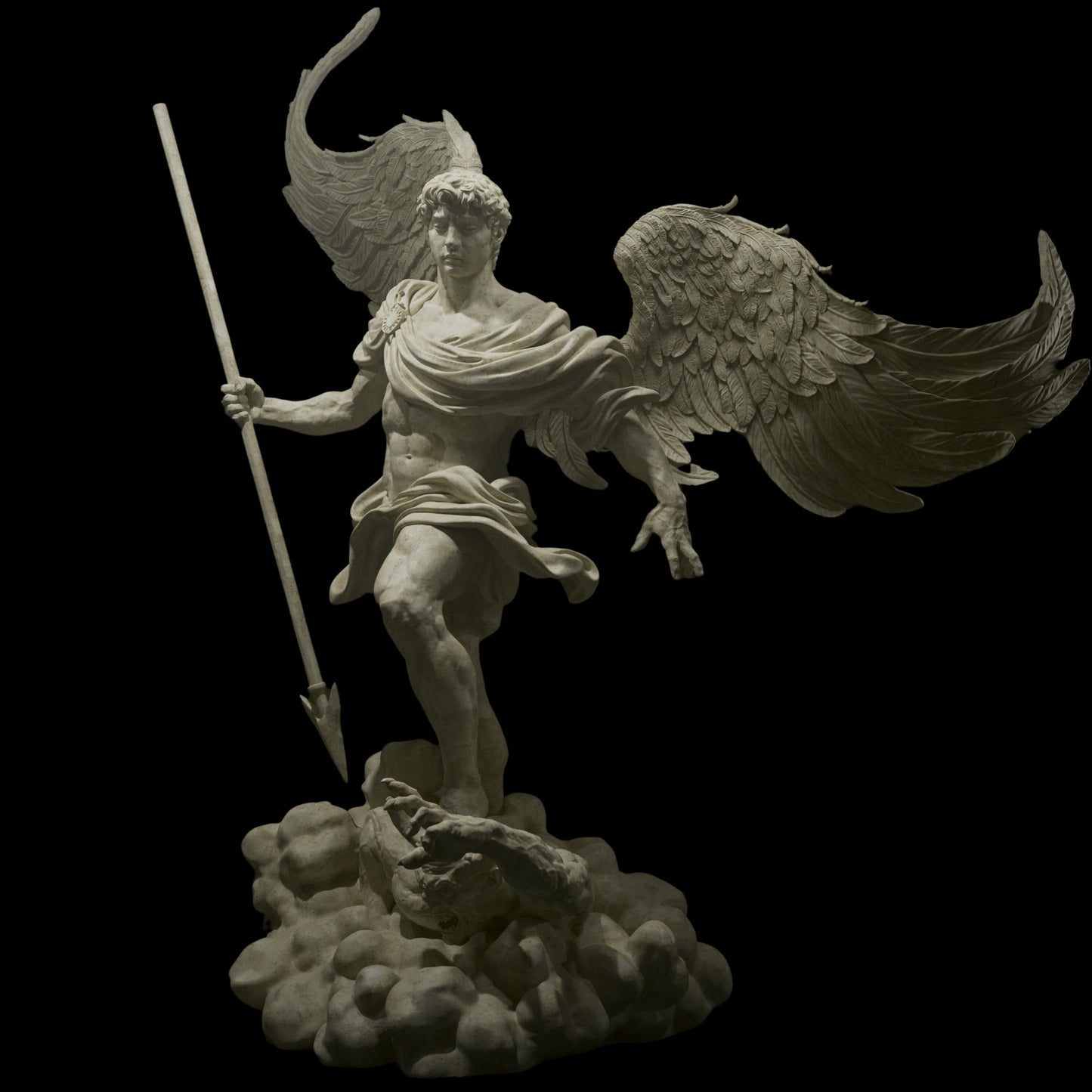 Archangel Michael 12K Resin Figure: Unpainted Mythology Model Kit