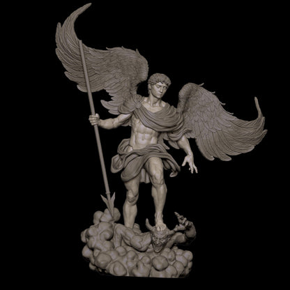 Archangel Michael 12K Resin Figure: Unpainted Mythology Model Kit