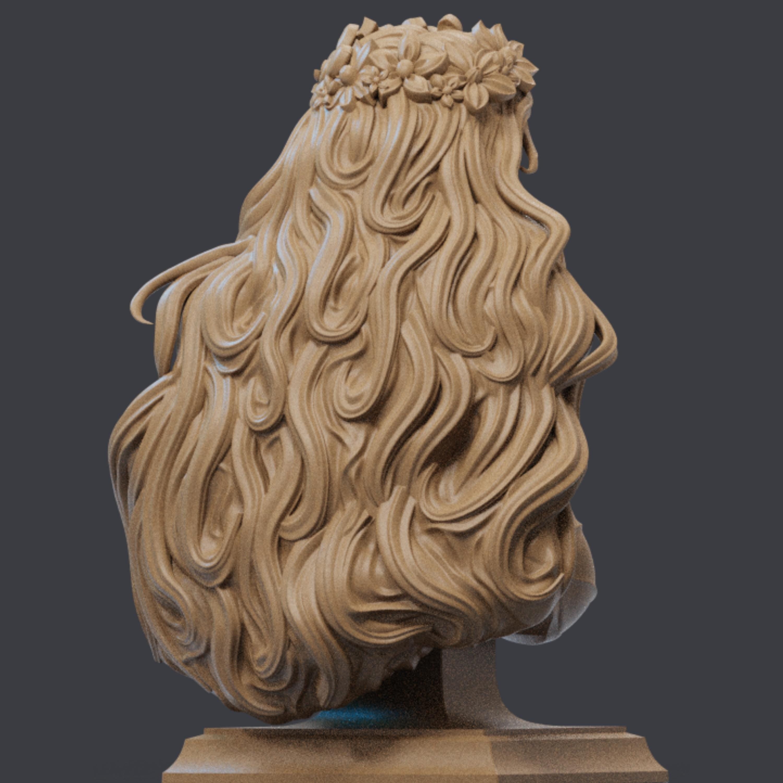 Artemis Bust: 12K Resin Mythology Model - Unpainted GK Kit