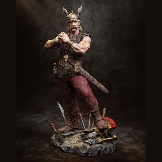 Gaulish Duo Resin Figurine – 12K High Detail – Unpainted / Painted – Fantasy Collectible Kit