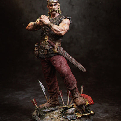 Gaulish Duo Resin Figurine – 12K High Detail – Unpainted / Painted – Fantasy Collectible Kit