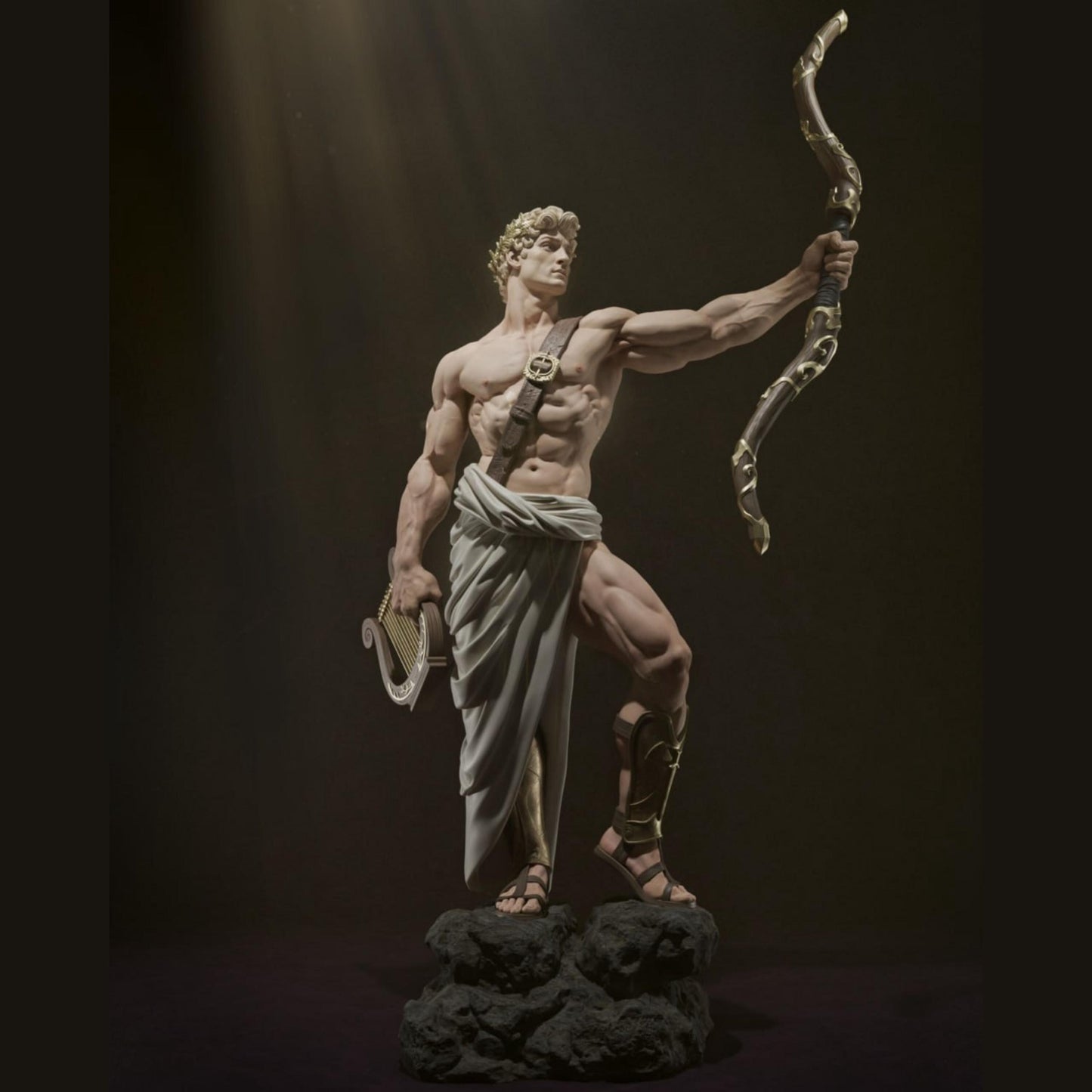 Apollo Mythology Figure: 12K Resin 3D Print, Unpainted Garage Kit
