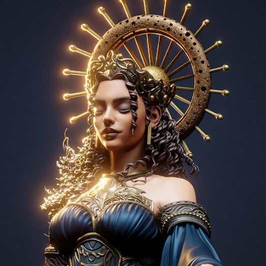NYX Goddess of the Night Figure: 12K Resin 3D Print, Fan Art GK Kit
