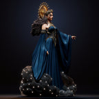 NYX Goddess of the Night Figure: 12K Resin 3D Print, Fan Art GK Kit
