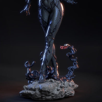 Symbiote Warrior Resin Figure – 12K High Detail – Unpainted / Painted – Fantasy Collectible Kit