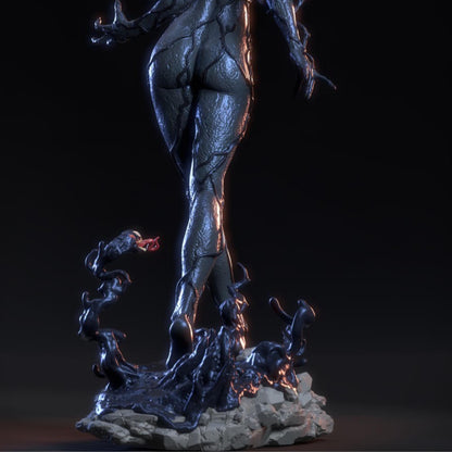 Symbiote Warrior Resin Figure – 12K High Detail – Unpainted / Painted – Fantasy Collectible Kit