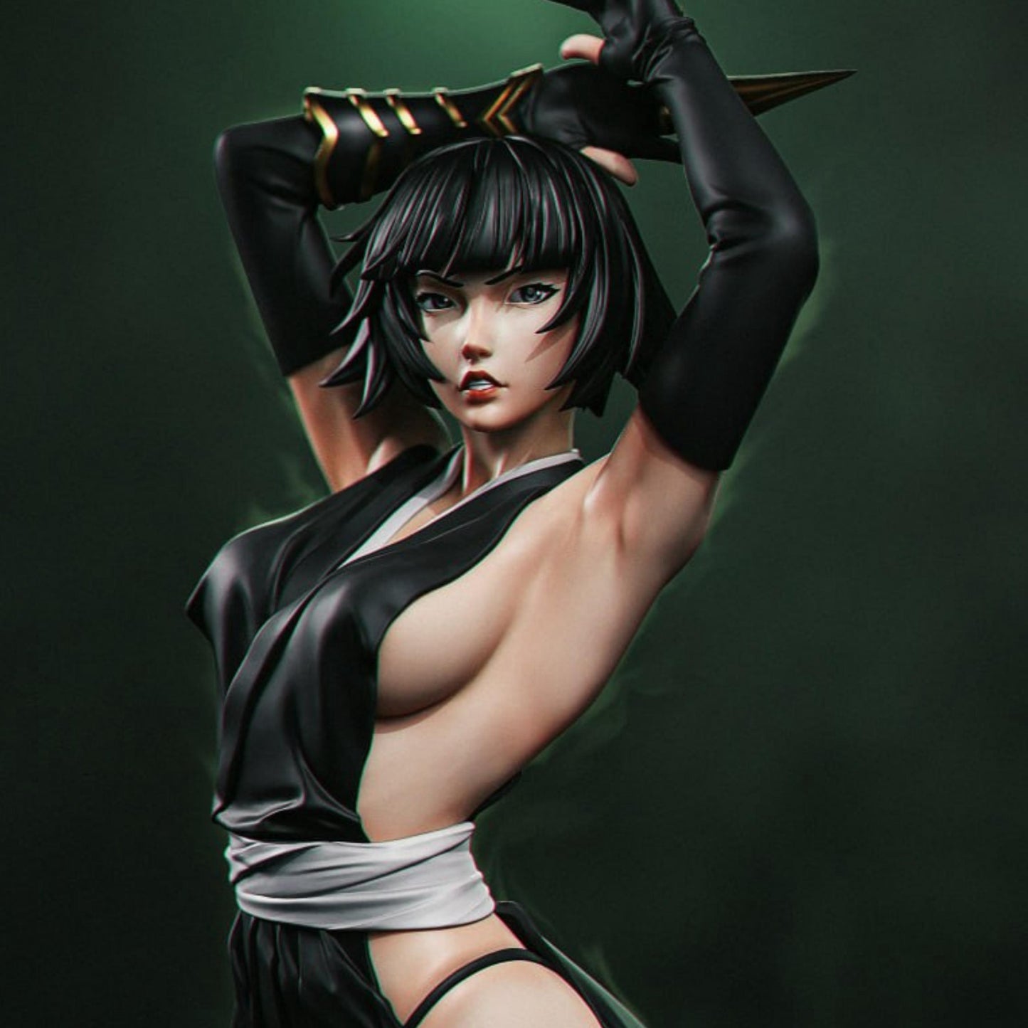 Shadow Captain Resin Figure – 12K High Detail – Unpainted / Painted – Fantasy Collectible Kit