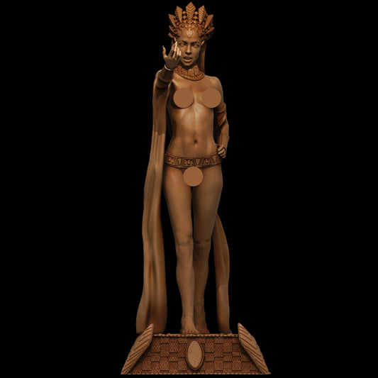 Blood Empress 12K Resin Figure: NSFW Vampire Queen Model - Unpainted / Painted