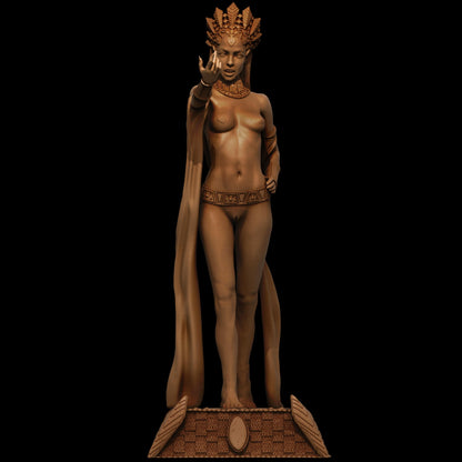 Blood Empress 12K Resin Figure: NSFW Vampire Queen Model - Unpainted / Painted