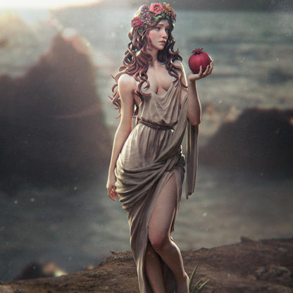 Persephone Resin Figure: 12K Mythology Model Kit, CA3D Fan Art