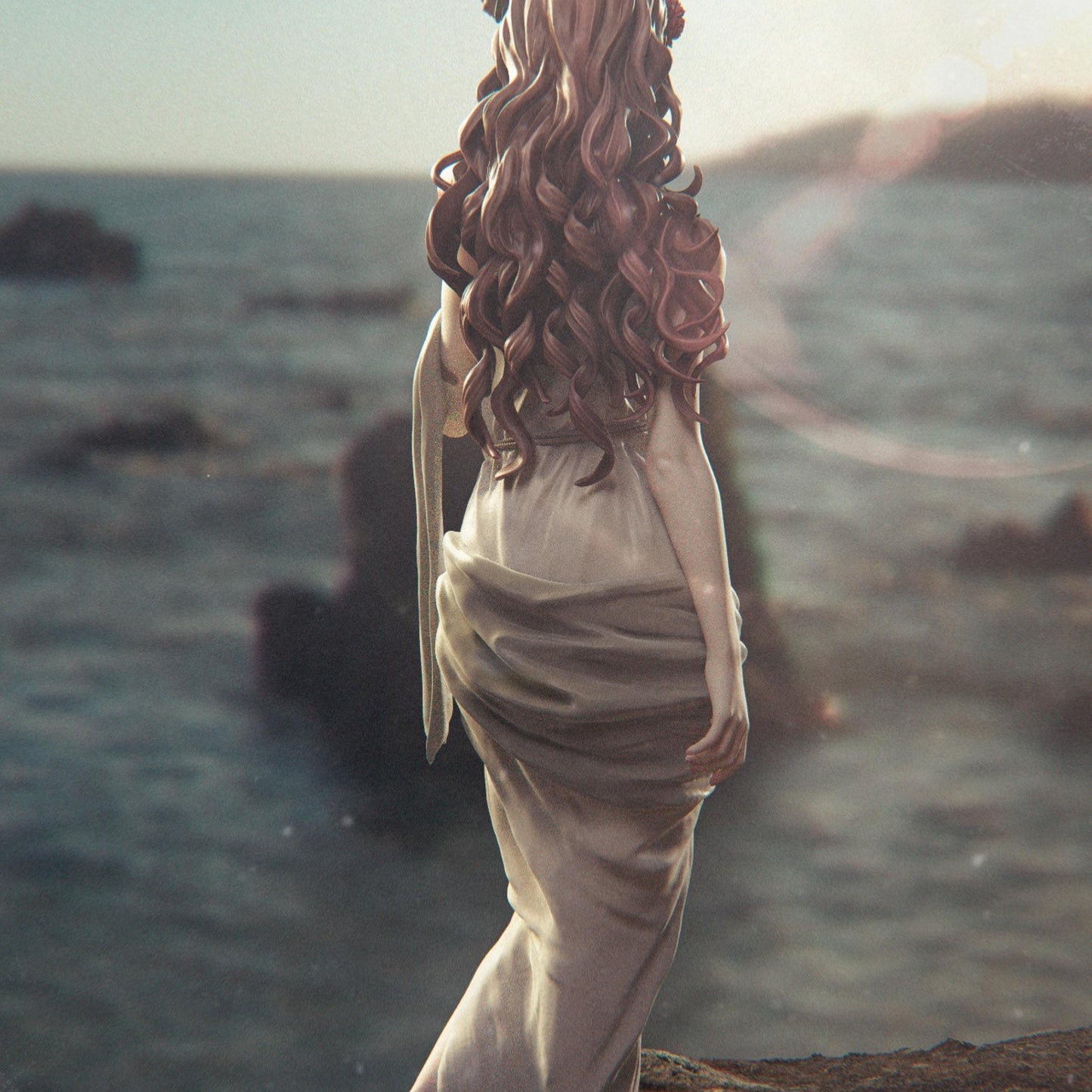 Persephone Resin Figure: 12K Mythology Model Kit, CA3D Fan Art