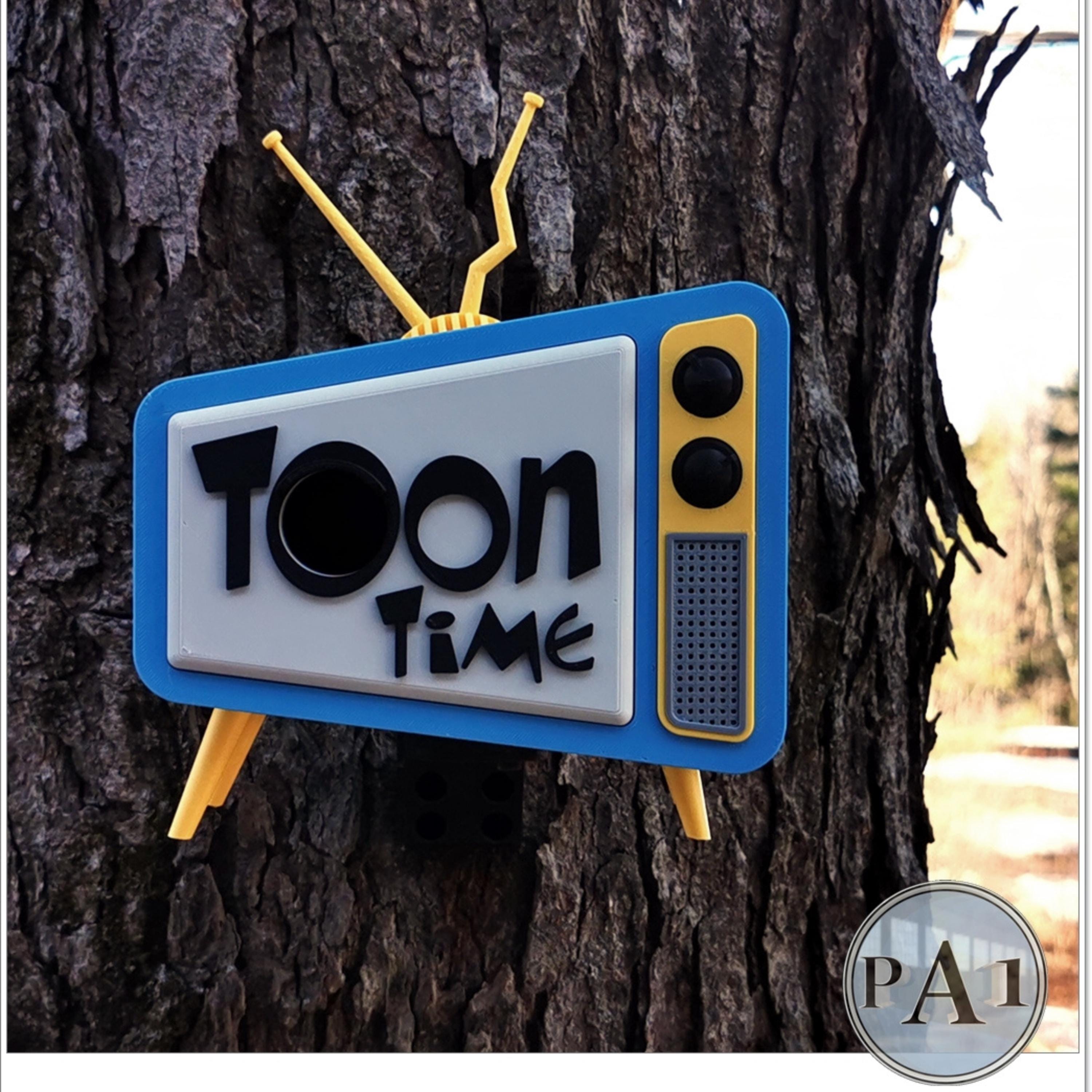 3D Printed Cartoon TV Birdhouse: Unassembled PLA Garden Decor