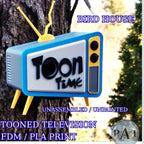 3D Printed Cartoon TV Birdhouse: Unassembled PLA Garden Decor
