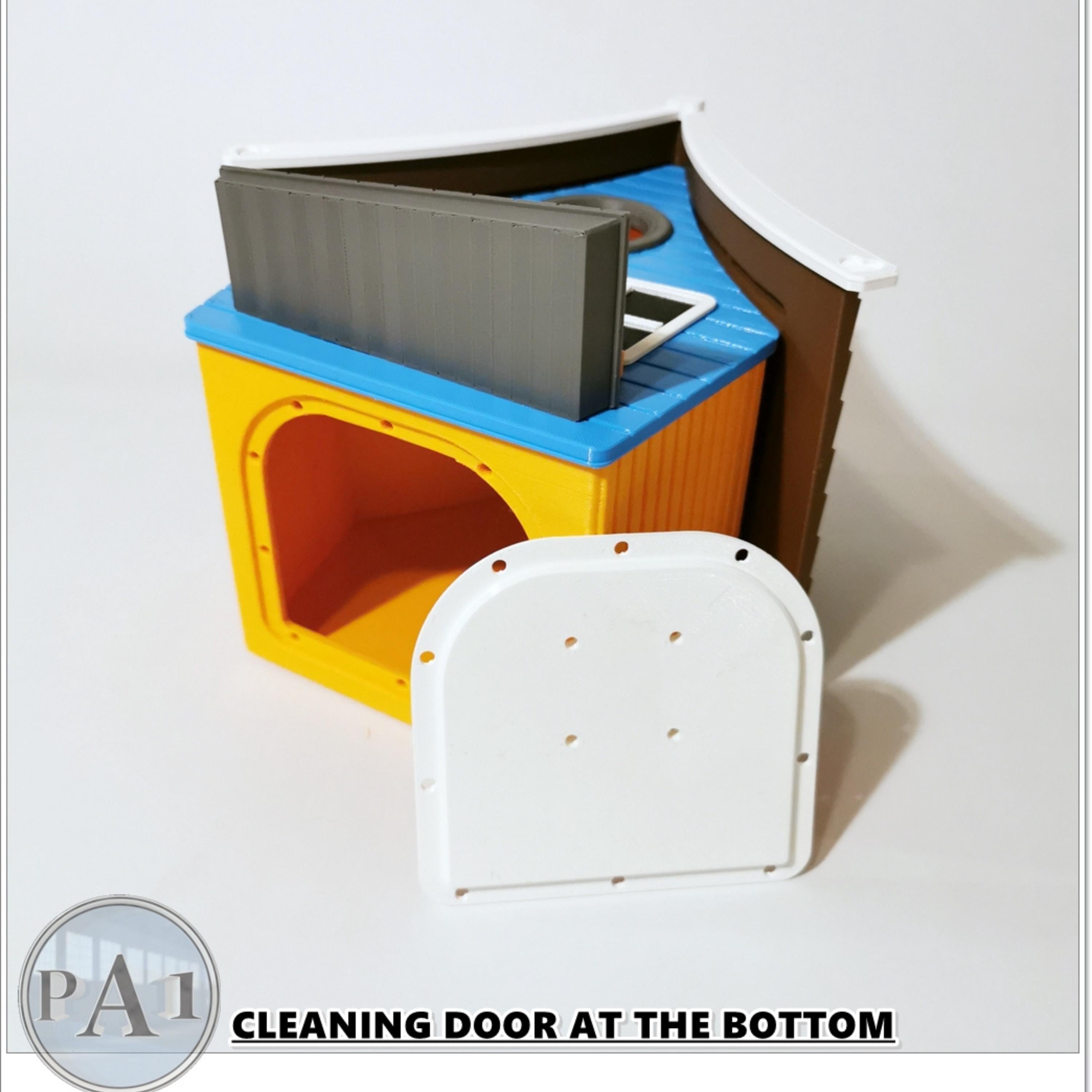 3D Printed Cartoon Birdhouse: Colorful PLA Garden Decor