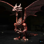 Articulated Dragon 3D Printed Model: Poseable Fantasy Toy