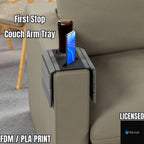 3D Printed Couch Arm Tray: Sofa Cup & Phone Holder