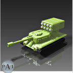 3D Printed Tank Model Kit: Military Diorama, Wargame Assembly