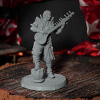 12K Resin Udlon The Bard Miniature: Unpainted Tabletop RPG Figure