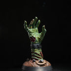 3D Printed Zombie Hand Controller Statue: Halloween Gamer Decor