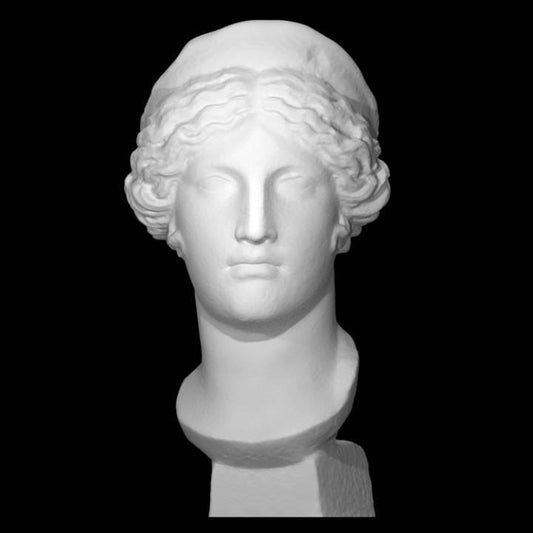 Head of Hera Bust | Queen of the Gods | Greek Goddess Mythology Decor | 12k Resin or Marble composite