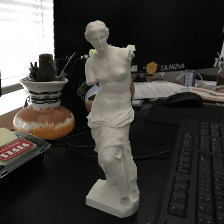 Venus de Milo Statue | Aphrodite of Milos | Louvre Museum Art Replica | 12k Resin or Marble composite