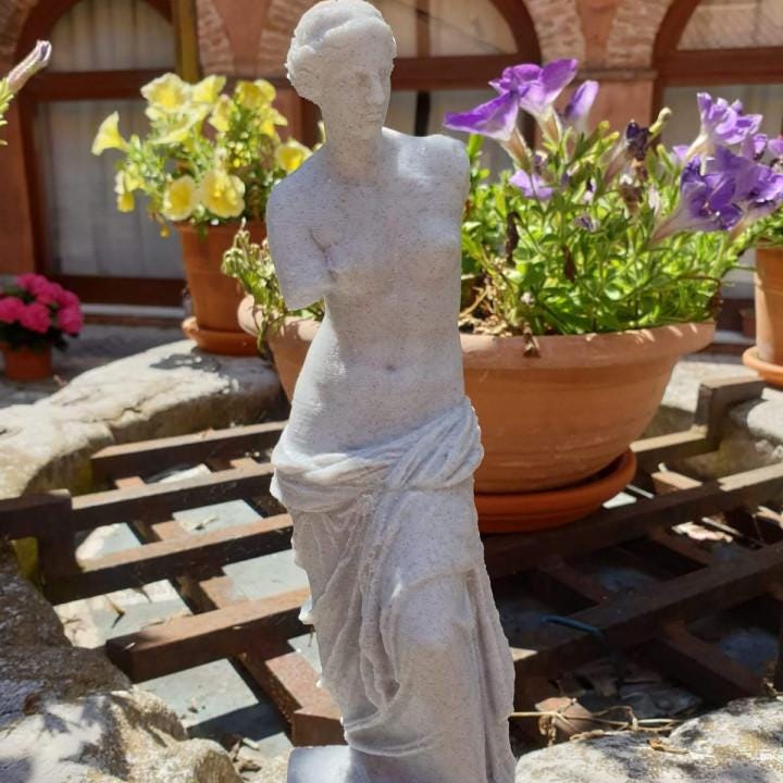 Venus de Milo Statue | Aphrodite of Milos | Louvre Museum Art Replica | 12k Resin or Marble composite