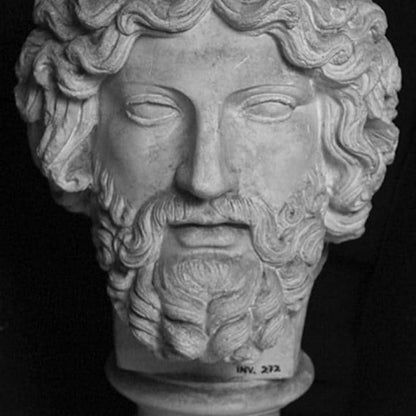 Zeus Bust | King of the Greek Gods | Mythology Jupiter Statue | 12k Resin or Marble composite