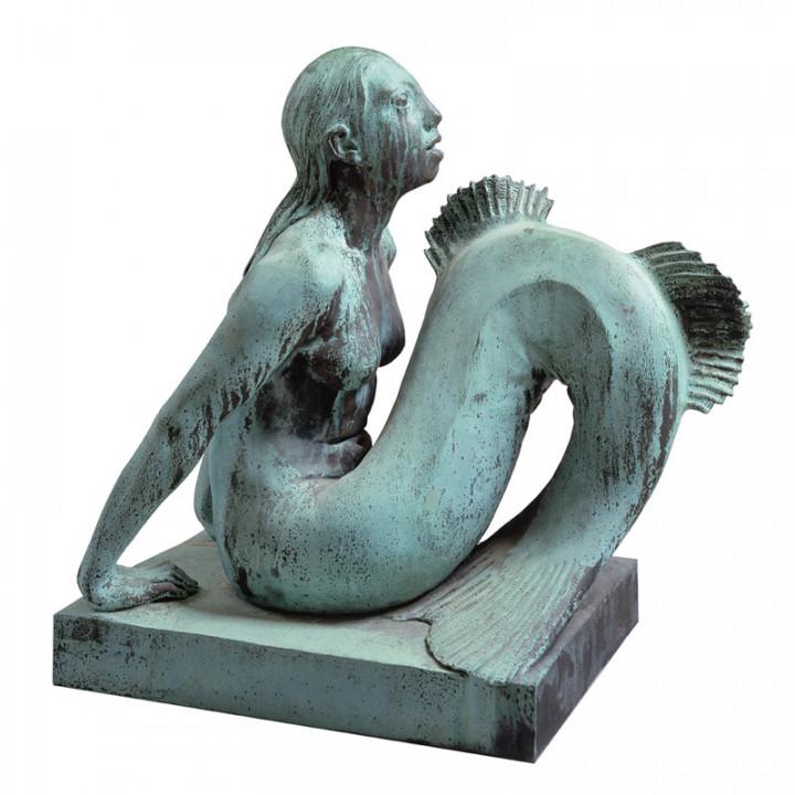 Mermaid Statue | Ocean Fantasy Decor | Mythical Sea Creature | 12k Resin or Marble composite