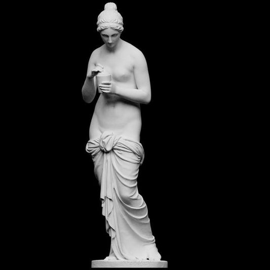 Psyche with the Jar Statue | Cupid and Psyche Myth | Thorvaldsen | 12k Resin or Marble composite PLA
