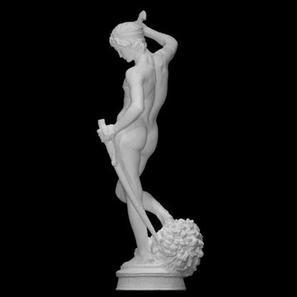 David Vanquishing Goliath Statue | Biblical Hero | Renaissance Art | 12k Resin or Marble composite PLA