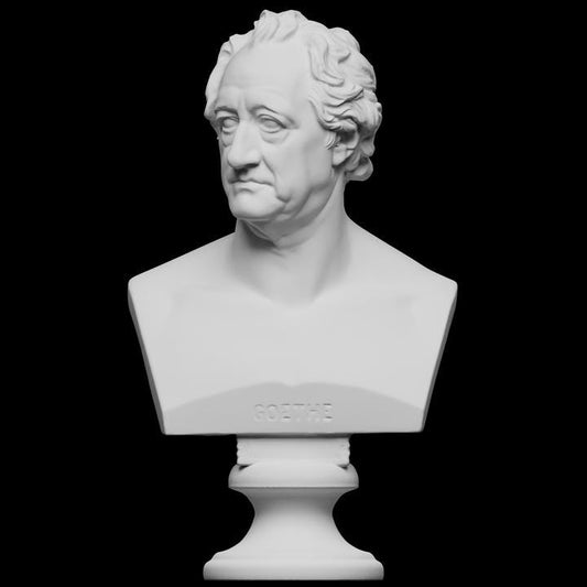 Johann von Goethe Bust | German Poet & Author Statue | Faust | 12k Resin or Marble composite PLA