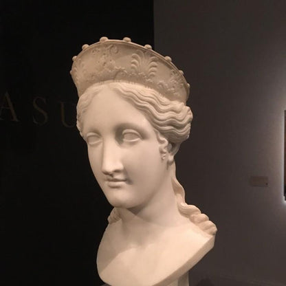 Bust of Peace by Canova | Neoclassical Allegory Statue | Serenity Art | 12k Resin or Marble composite PLA