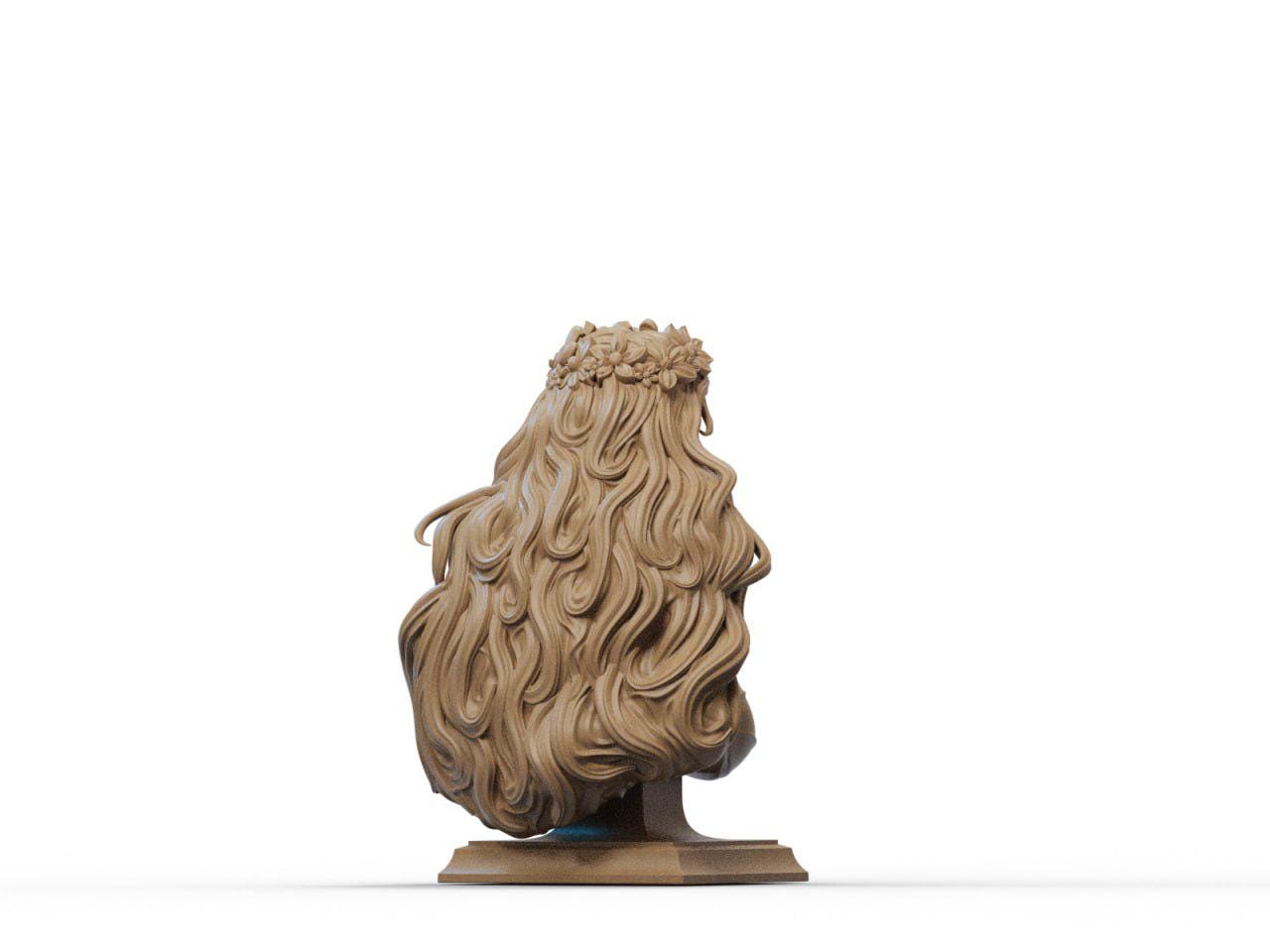Artemis Bust | Greek Goddess of the Hunt |  Mythology Art | 12k Resin or Marble composite PLA