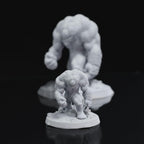 12K Resin Brain Golem Miniature: D&D Boss Monster, Unpainted