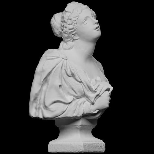The Dying Cleopatra Bust | Queen of Egypt's Death Statue | Roman History | 12k Resin or Marble composite PLA