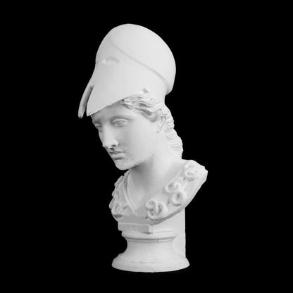Athena Bust | Greek Goddess of Wisdom | Altes Museum Replica | 12k Resin or Marble composite PLA