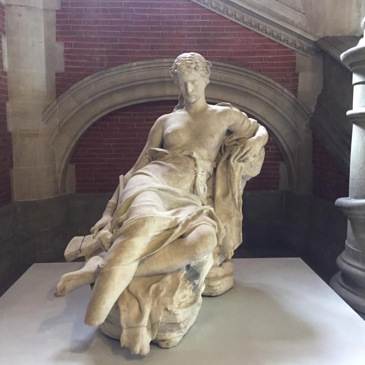 Velleda the Seeress Statue | Barbarian Prophetess | Laurent Marqueste | 12k Resin or Marble composite PLA