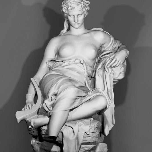 Velleda the Seeress Statue | Barbarian Prophetess | Laurent Marqueste | 12k Resin or Marble composite PLA