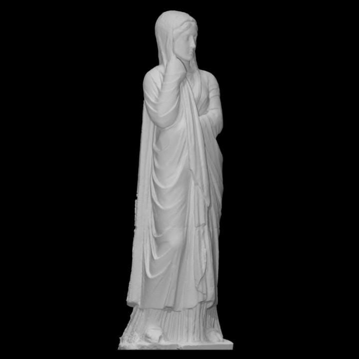 Roman Matron Statue | The Ideal Roman Woman (Pudicitia) | Ancient Rome Decor | 12k Resin or Marble composite PLA